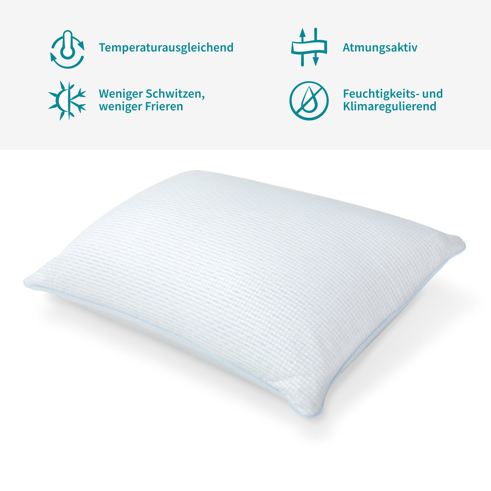 Chilling pillow COOL.MOMENTS-Voluminous, breathable and climate-friendly cushion